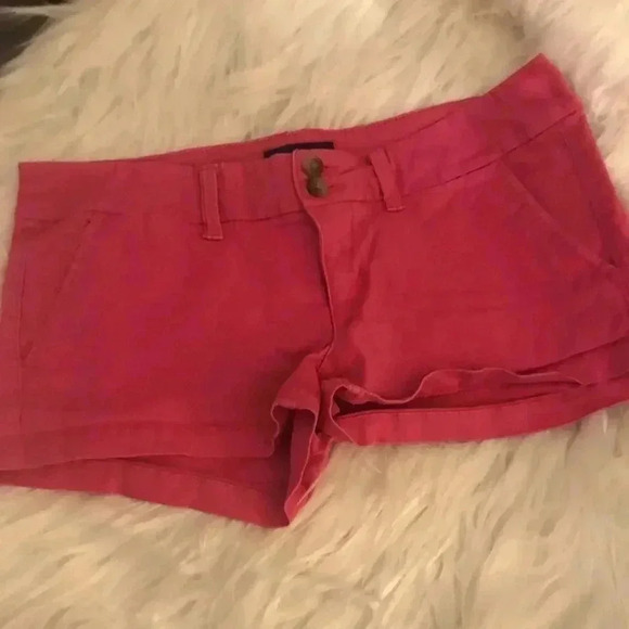 AMERICAN EAGLE SHORTS SIZE 4 PINK - Picture 1 of 7